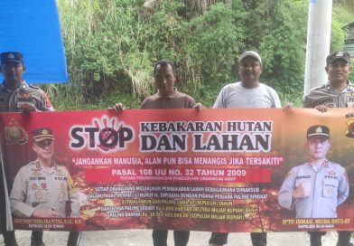 Sosialisasi Rutin Kepada Warga Dan Para Petani, Upaya Polisi Aceh Tengah Cegah Karhutla