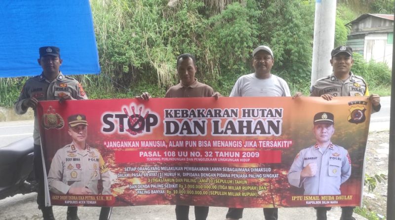 Sosialisasi Rutin Kepada Warga Dan Para Petani, Upaya Polisi Aceh Tengah Cegah Karhutla